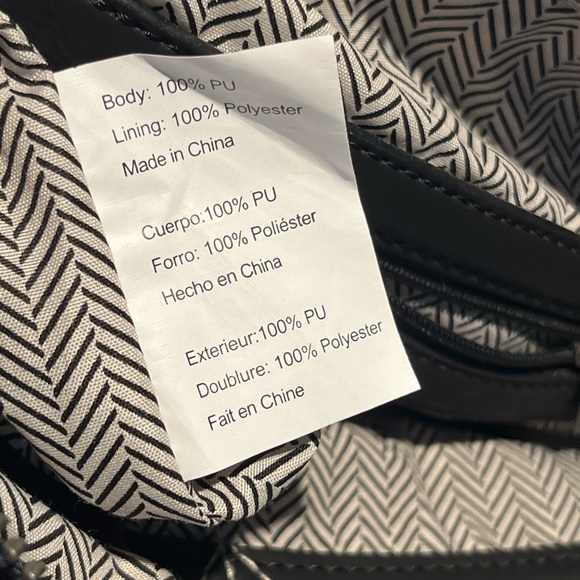 NWOT Steve Madden Black, Blue, and Cream Crossbody Bag - Picture 12 of 13